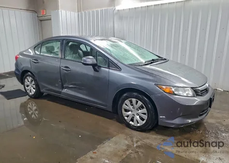 2012 Honda Civic Lx из США, поврежденный, VIN 19XFB2F53CE109339